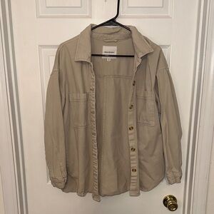 Light Beige Utility Jacket